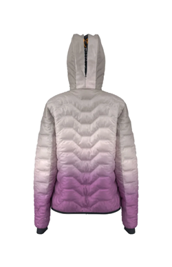 GAVIA LADY PADDED JACKET DRIFTWOOD TO AMETHYST SHADDED